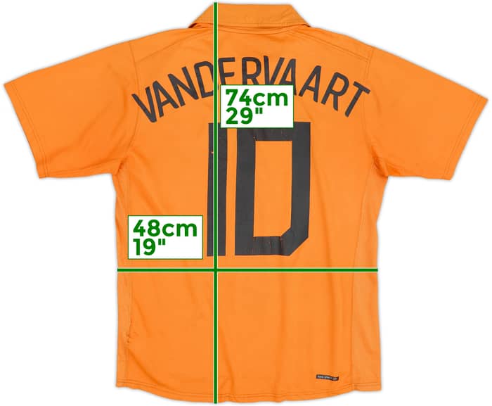 2006-08 Netherlands Home Shirt Van Der Vaart #10 - 5/10 - (M)