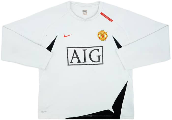 2007-08 Manchester United Nike Sweat Top - 5/10 - (L)