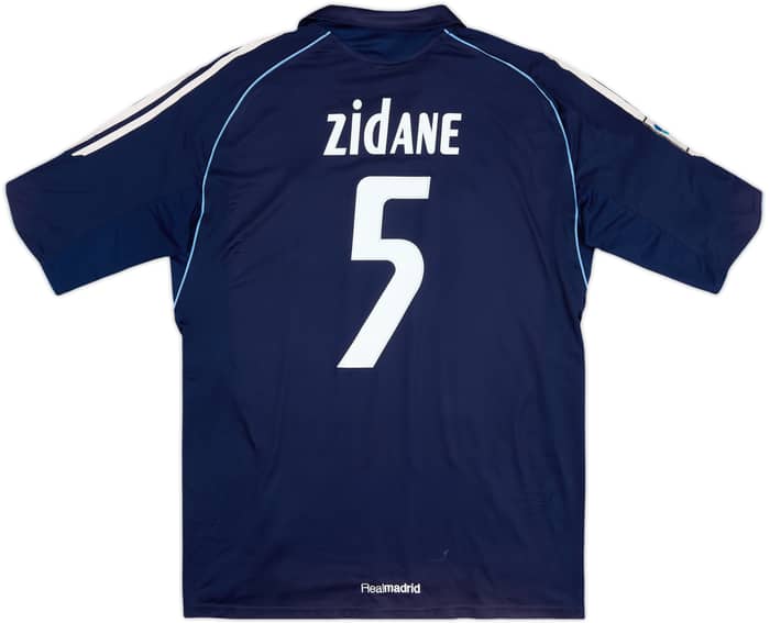 2005-06 Real Madrid Away Shirt Zidane #5 - 6/10 - (L)