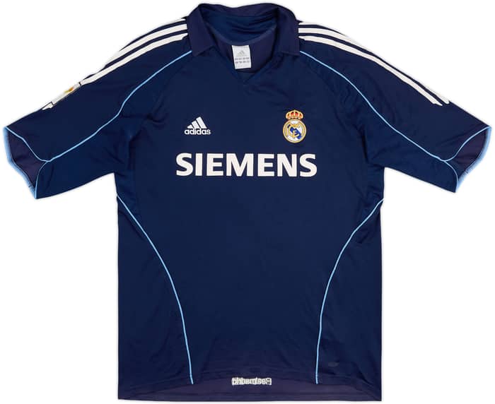 2005-06 Real Madrid Away Shirt Zidane #5 - 6/10 - (L)