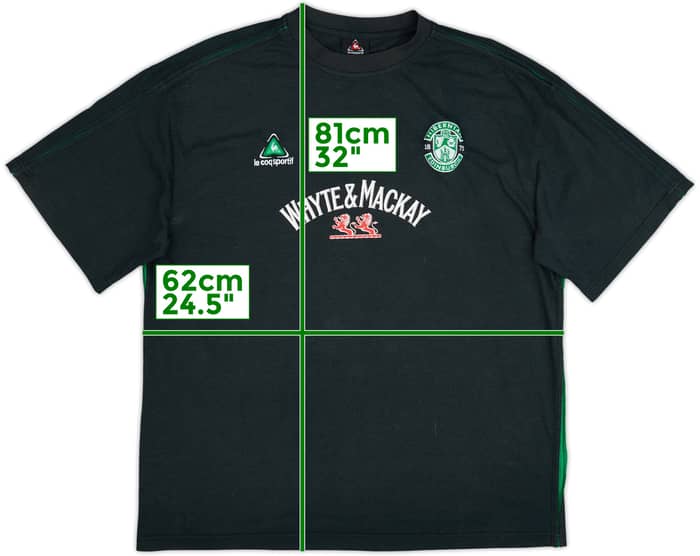 2005-06 Hibernian Le Coq Sportif Cotton Tee - 7/10 - (XXL)