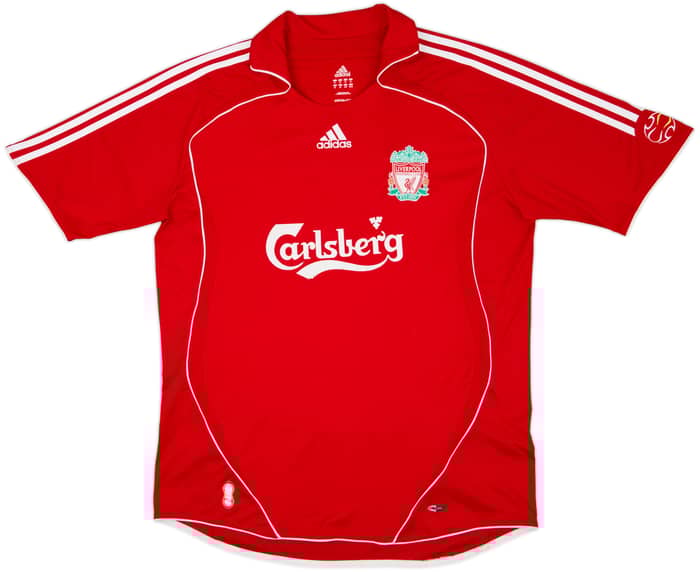 2006-08 Liverpool Home Shirt Gerrard #8 - 5/10 - (XL)