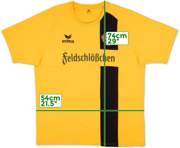 2015-16 Dynamo Dresden Erima Cotton Tee - 7/10 - (XL)