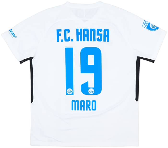 2019-21 Hansa Rostock Away Shirt Maro #19 - 10/10 - (XL)