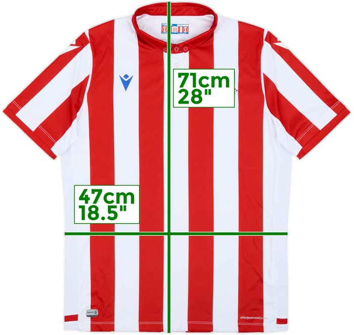 2019-20 Stoke City Home Shirt - 8/10 - (XL.Boys)
