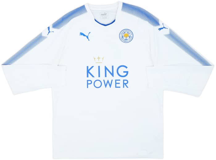 2017-18 Leicester Third L/S Shirt Vardy #9 - 6/10 - (L)