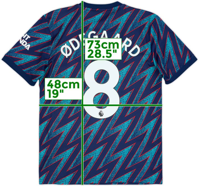 2021-22 Arsenal Third Shirt Odegaard #8 - 10/10 - (S)