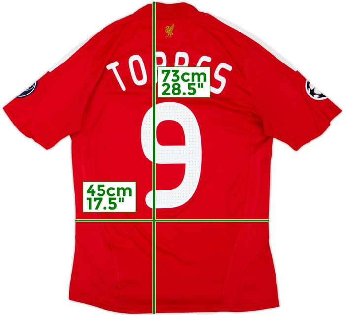 2008-10 Liverpool Home Shirt Torres #9 - 5/10 - (S)