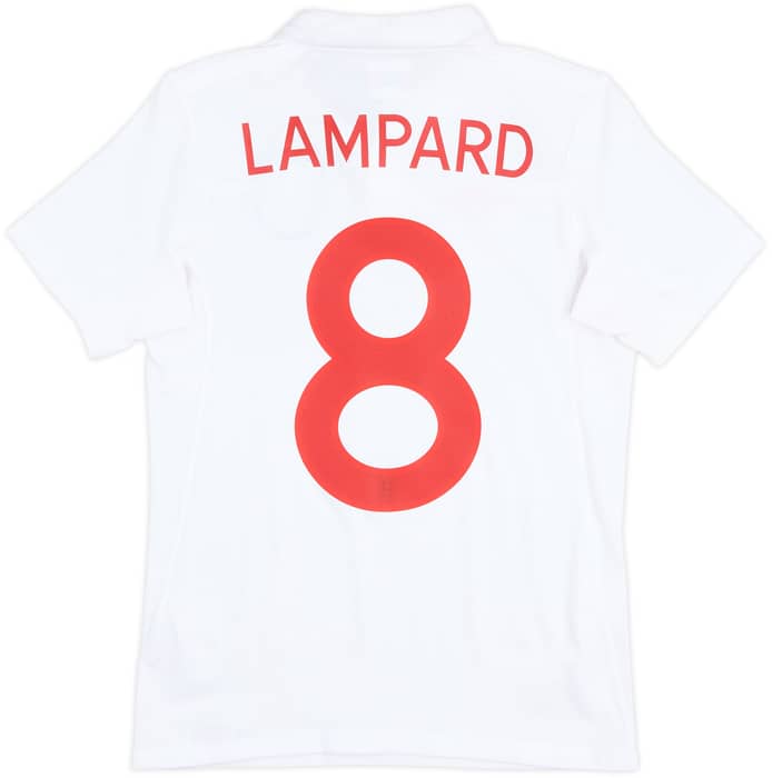 2009-10 England Home Shirt Lampard #8 - 6/10 - (M.Boys)