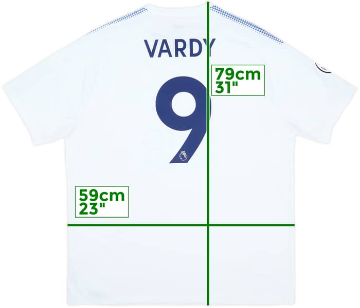 2017-18 Leicester Third Shirt Vardy #9 - 7/10 - (XXL)