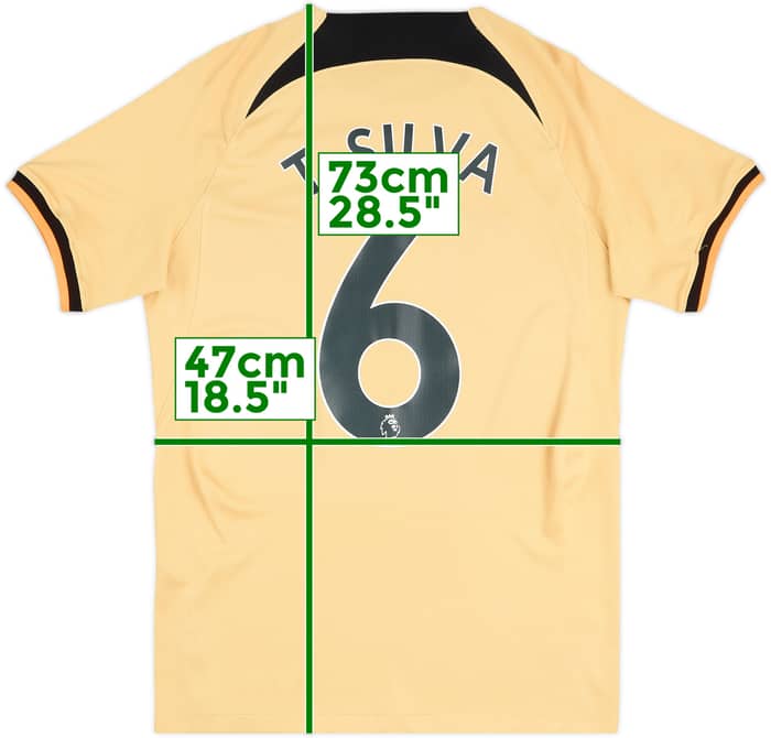 2022-23 Chelsea Third Shirt T.Silva #6 - 8/10 - (S)