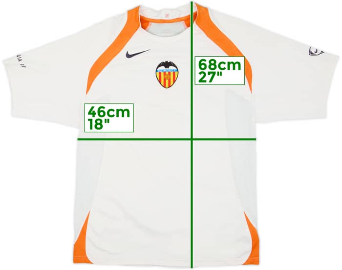 2004-05 Valencia Nike Training Shirt - 5/10 - (XL.Boys)
