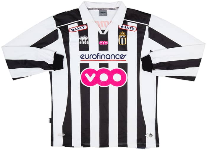 2007-08 Royal Charleroi Home L/S Shirt - 6/10 - (XL)