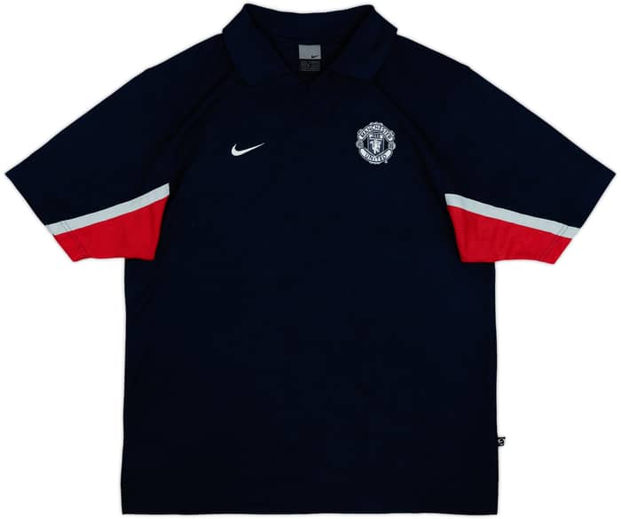2003-04 Manchester United Nike Polo Shirt - 7/10 - (L)
