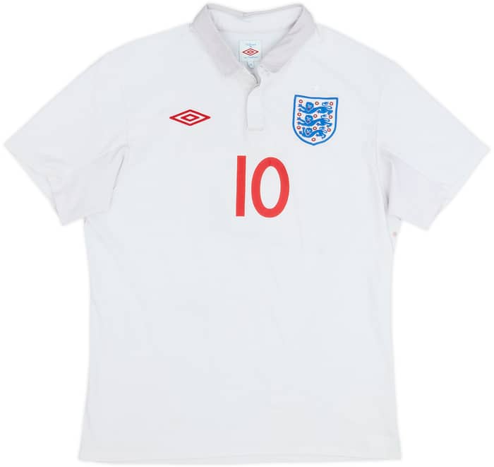 2009-10 England Home Shirt Rooney #10 - 4/10 - (L)