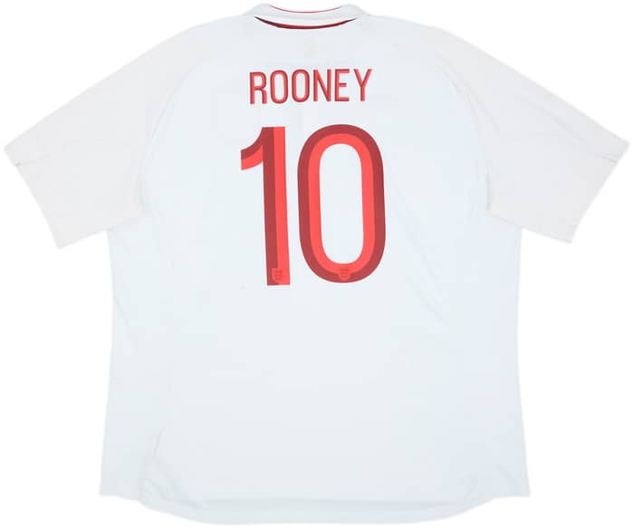 2012-13 England Home Shirt Rooney #10 - 7/10 - (3XL)
