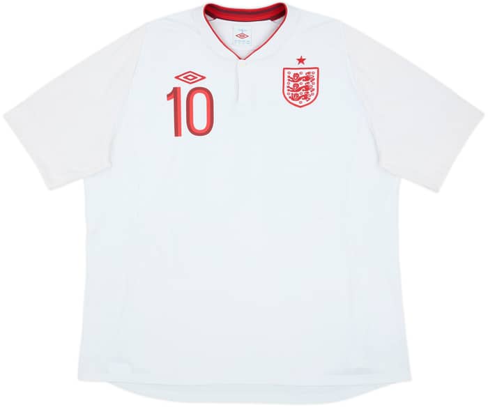 2012-13 England Home Shirt Rooney #10 - 7/10 - (3XL)
