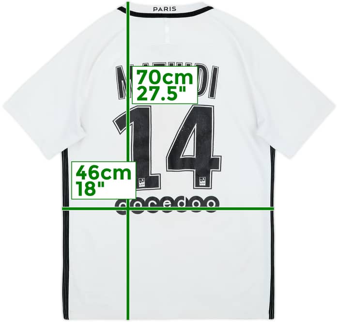 2016-17 Paris Saint-Germain Third Shirt Matuidi #14 - 4/10 - (S)