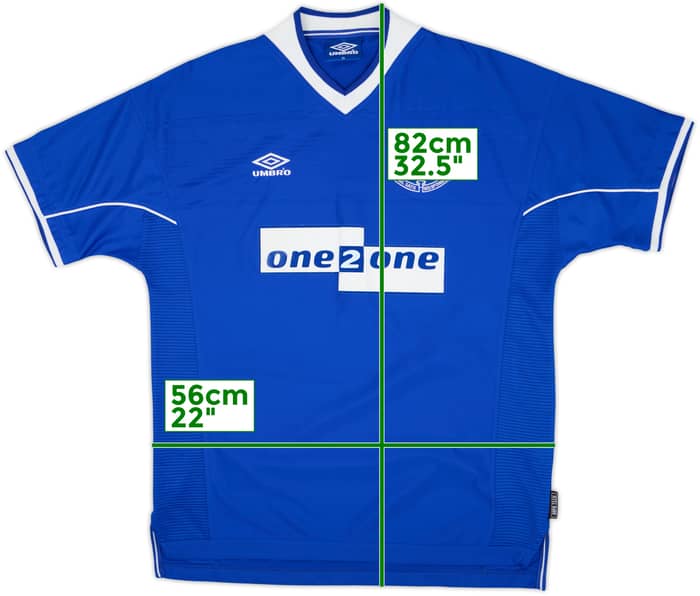 1999-00 Everton Home Shirt - 9/10 - (XL)