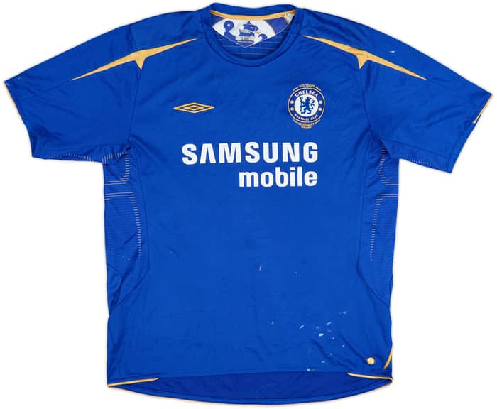 2005-06 Chelsea Centenary Home Shirt - 4/10 - (XL)
