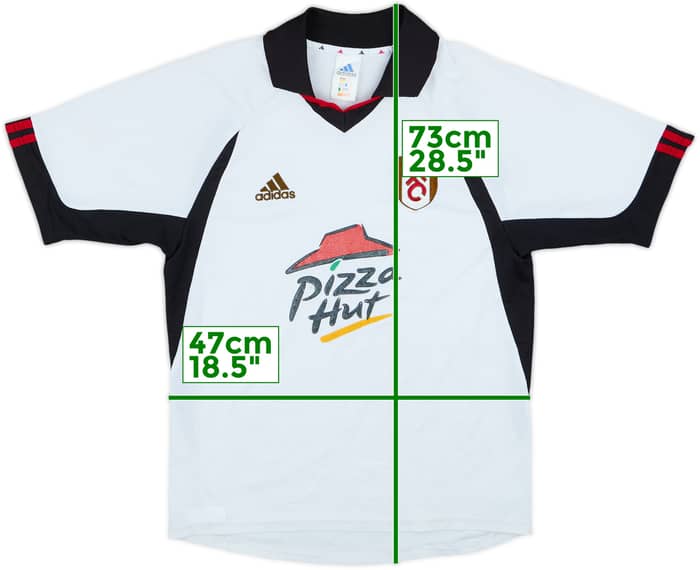 2001-02 Fulham Home Shirt - 5/10 - (Y)