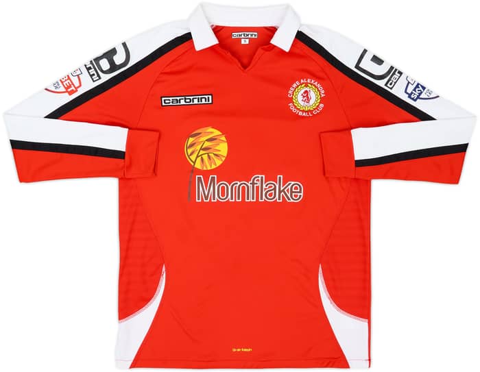 2014-15 Crewe Alexandra Signed Home L/S Shirt Baillie #19 - 7/10 - (S)