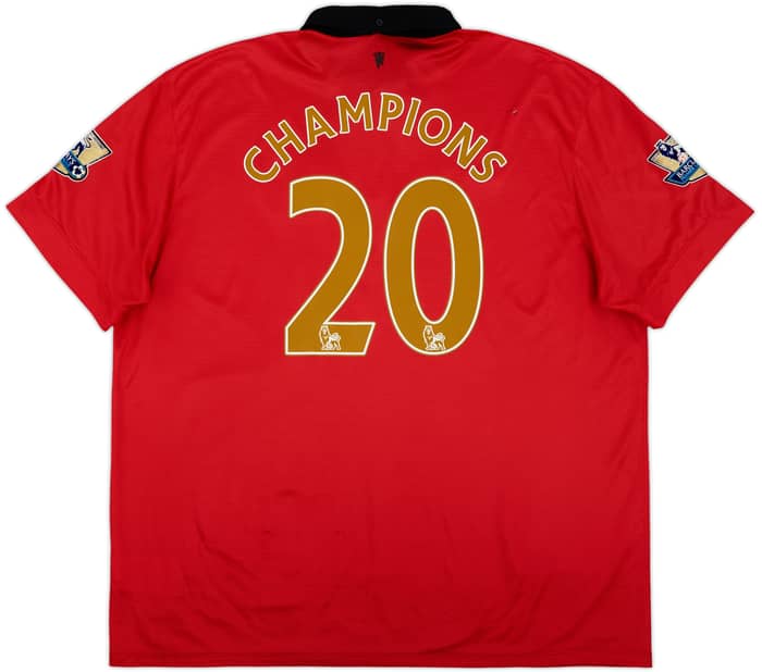 2013-14 Manchester United Home Shirt Champions #20 - 5/10 - (XXL)
