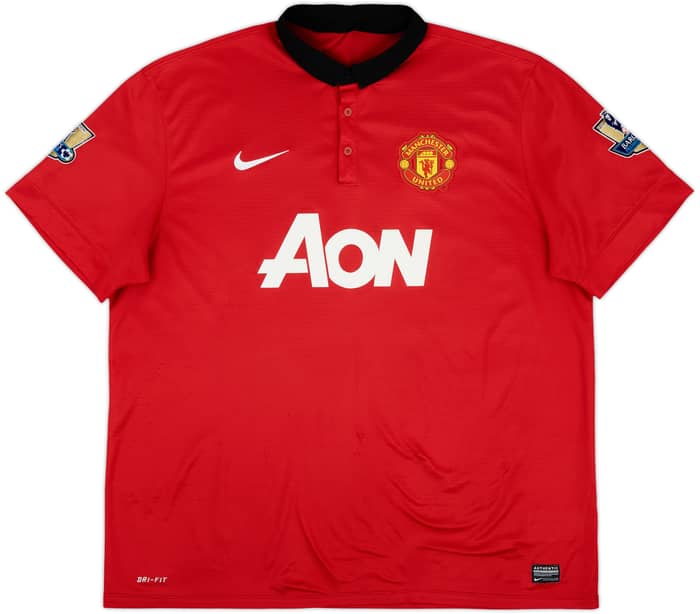2013-14 Manchester United Home Shirt Champions #20 - 5/10 - (XXL)