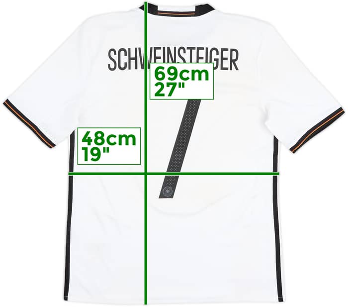 2015-16 Germany Home Shirt Schweinsteiger #7 - 6/10 - (XL.Boys)