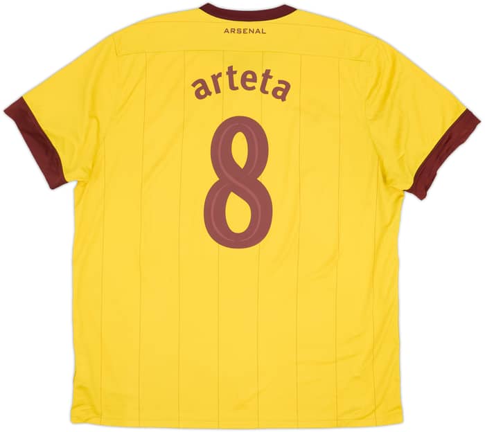 2010-13 Arsenal Away Shirt Arteta #8 - 6/10 - (XXL)