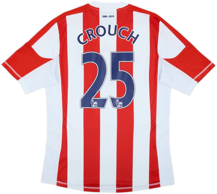 2012-13 Stoke '150 Years' Home Shirt Crouch #25 - 8/10 - (M)