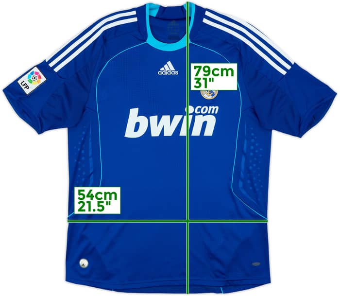 2008-09 Real Madrid Away Shirt Guti. Haz #14 - 7/10 - (L)