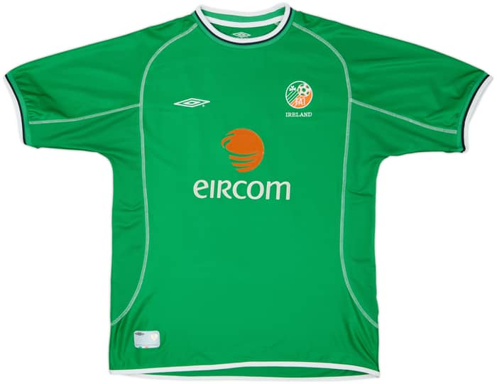 2002-03 Ireland Home Shirt R.Keane #10 - 8/10 - (XL)