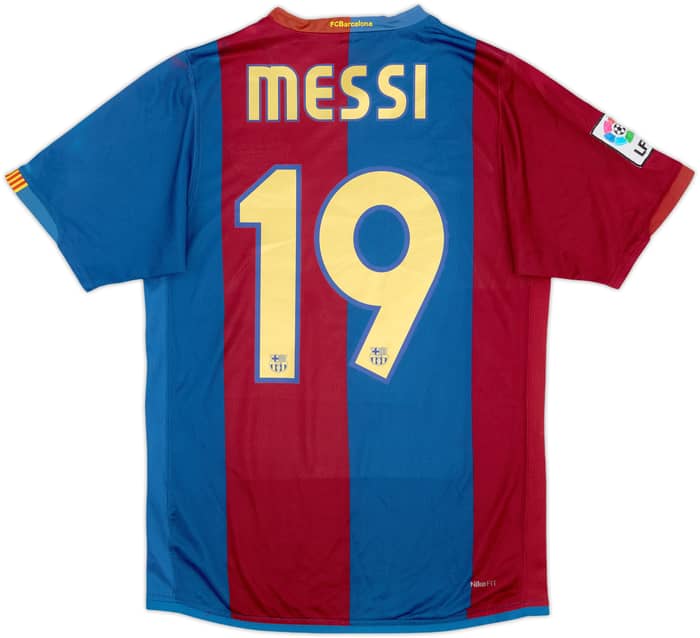 2006-07 Barcelona Home Shirt Messi #19 - 5/10 - (S)