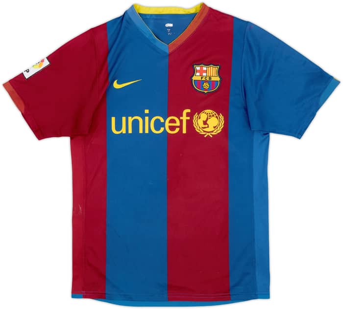 2006-07 Barcelona Home Shirt Messi #19 - 5/10 - (S)