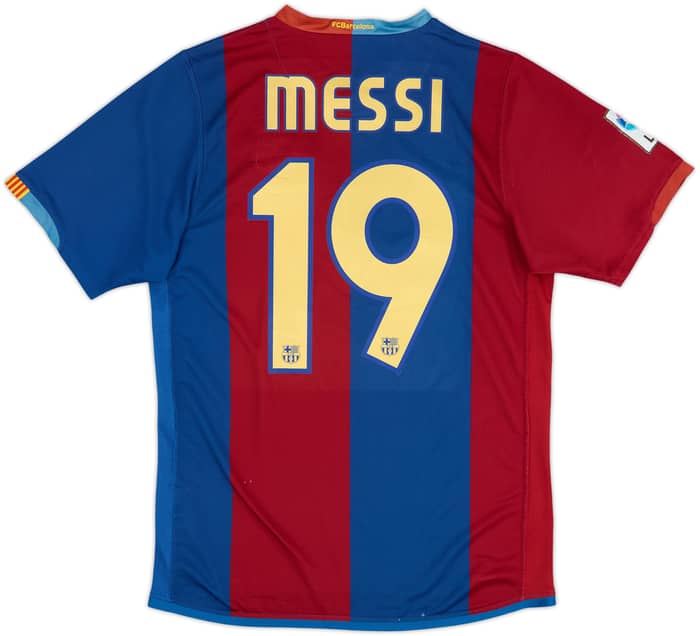 2006-07 Barcelona Home Shirt Messi #19 - 5/10 - (M)