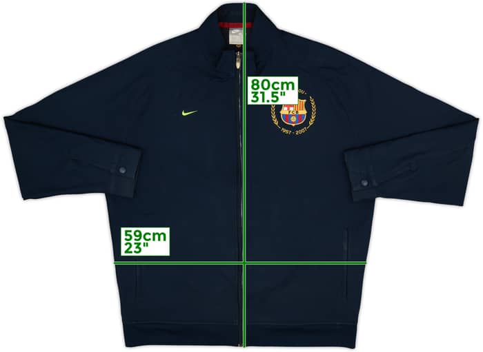 2007-08 Barcelona Nike Track Jacket - 6/10 - (XL)