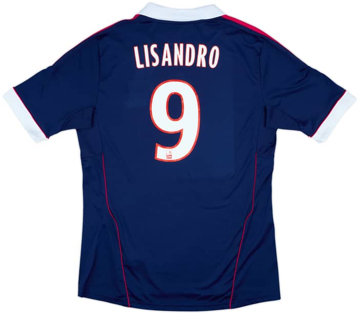 2011-12 Lyon Away Shirt Lisandro #9 - 7/10 - (L)
