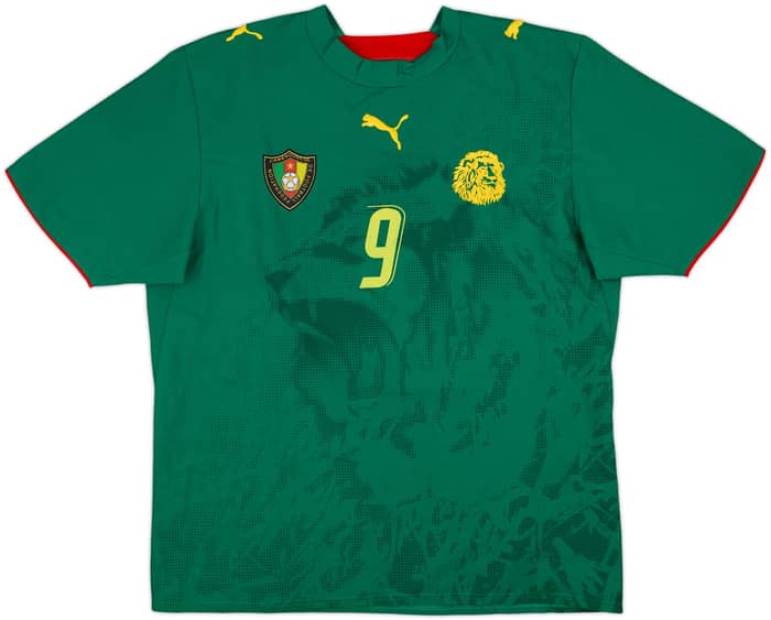 2006-08 Cameroon Home Shirt Eto'o #9 - 6/10 - (L)