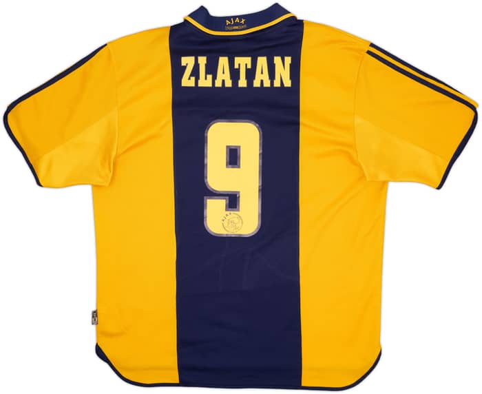 2000-01 Ajax Centenary Away Shirt Zlatan #9 - 9/10 - (XL)