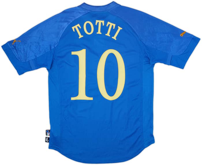 2004-06 Italy Home Shirt Totti #10 - 6/10 - (L)