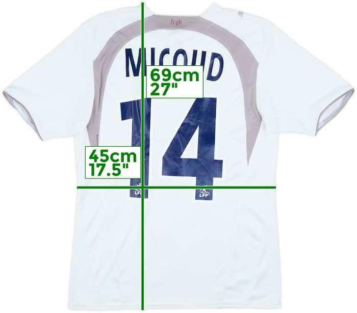 2006-08 Bordeaux Away Shirt Micoud #14 - 5/10 - (M)