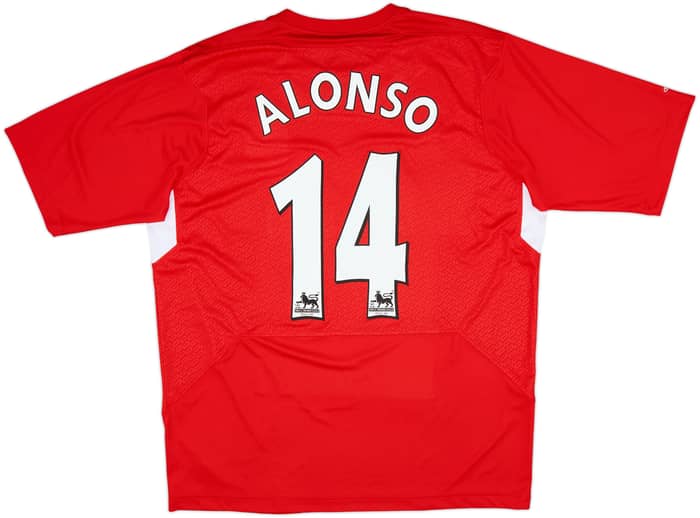 2004-06 Liverpool Home Shirt Alonso #14 - 5/10 - (L)