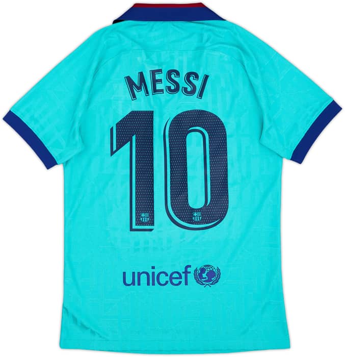 2019-20 Barcelona Authentic Third CL Shirt Messi #10 - 7/10 - (S)