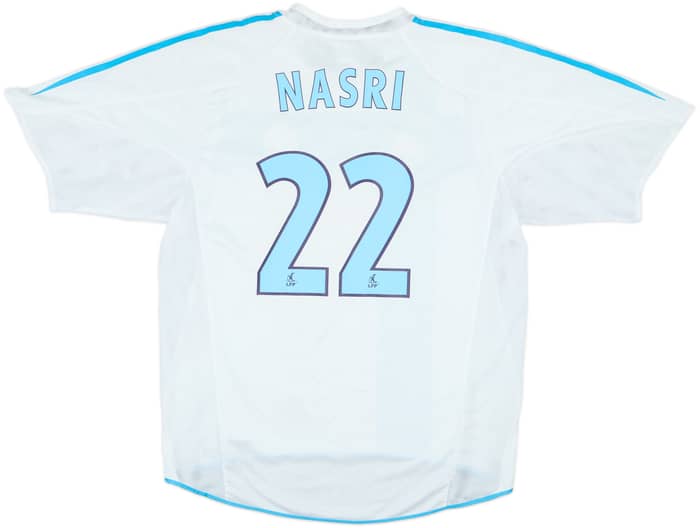 2004-05 Olympique Marseille Home Shirt Nasri #22 - 8/10 - (L)