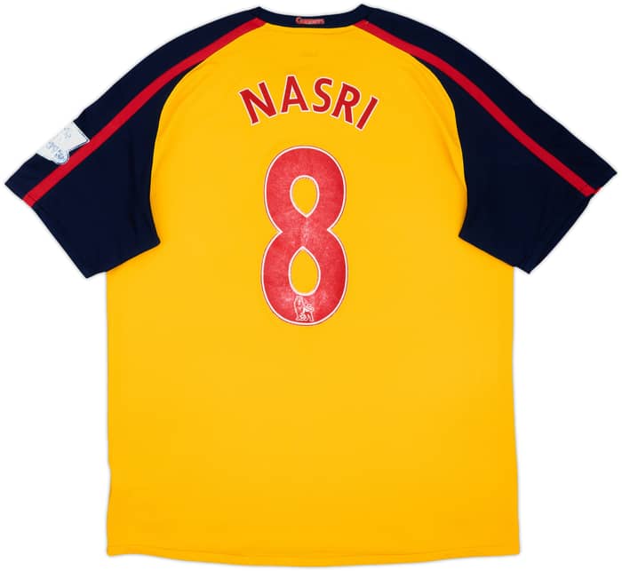 2008-09 Arsenal Away Shirt Nasri #8 - 5/10 - (XL)