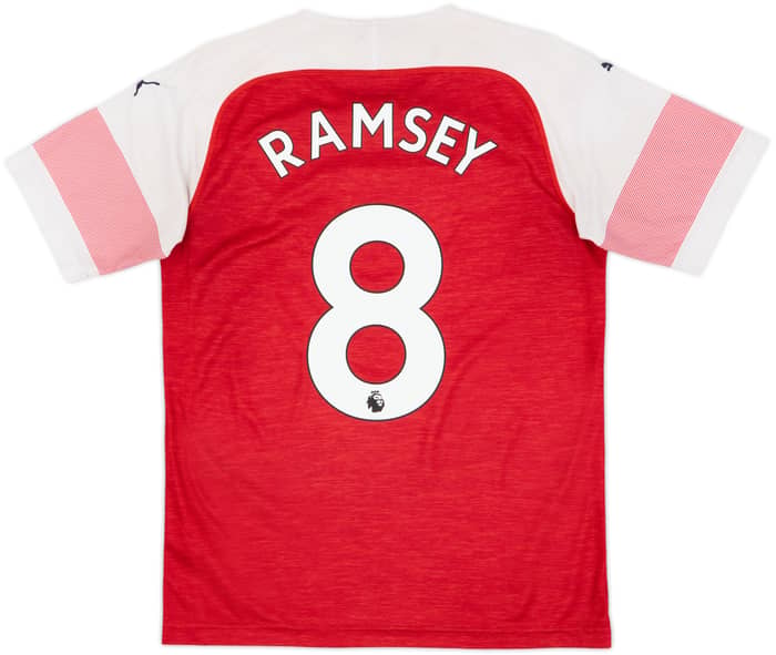 2018-19 Arsenal Home Shirt Ramsey #8 - 8/10 - (S)