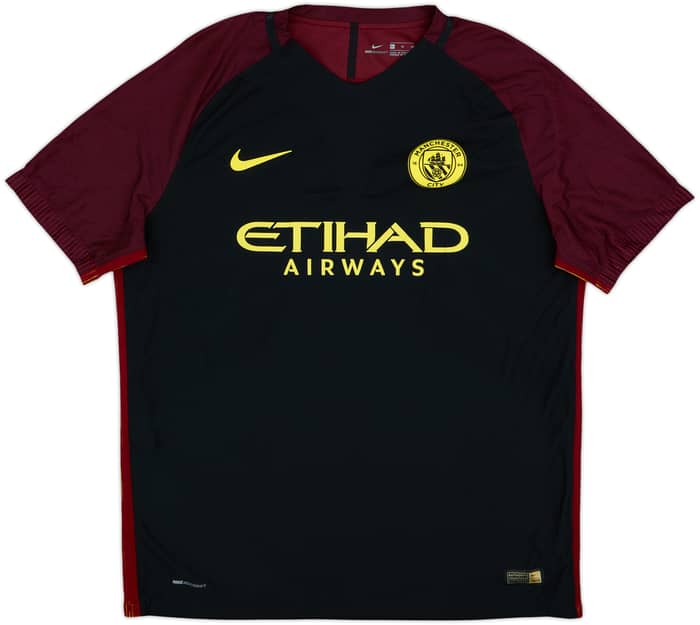 2016-17 Manchester City Authentic Away Shirt Kun Aguero #10 - 8/10 - (XL)