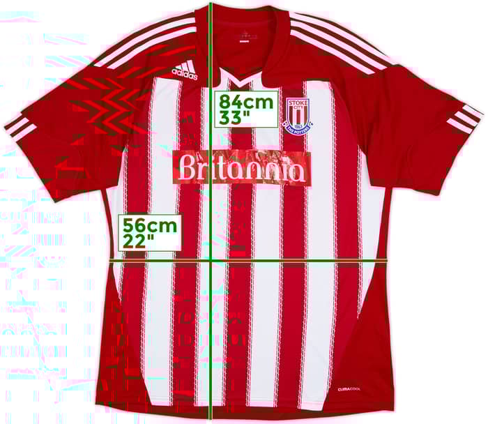 2010-11 Stoke City Home Shirt - 5/10 - (XXL)
