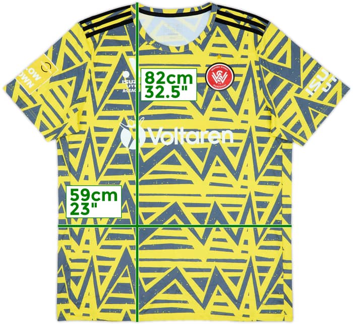 2023-24 Western Sydney Wanderers GK S/S Shirt - 9/10 - (XL)